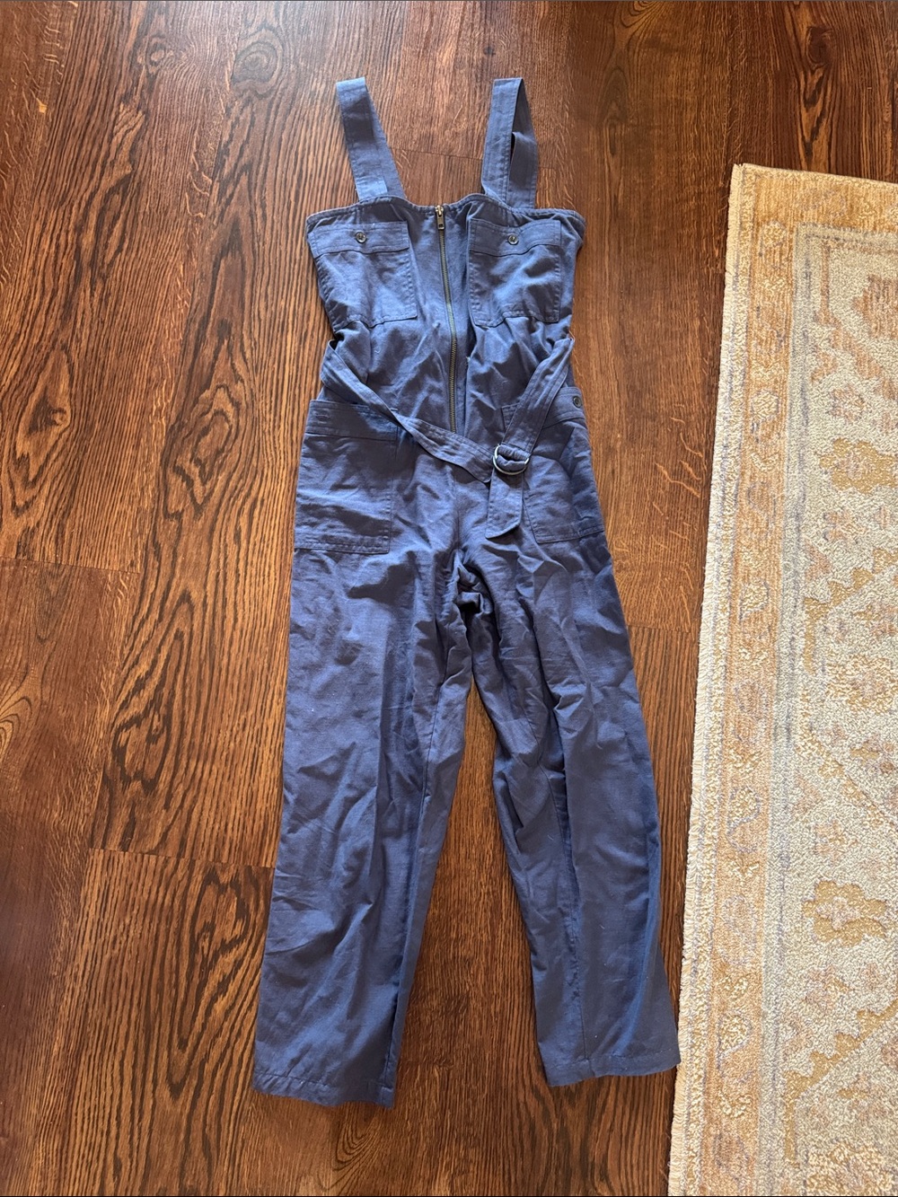 Billabong Navy Blue Utility Jumpsuit